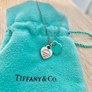 Tiffany & Co. Double Heart Necklace